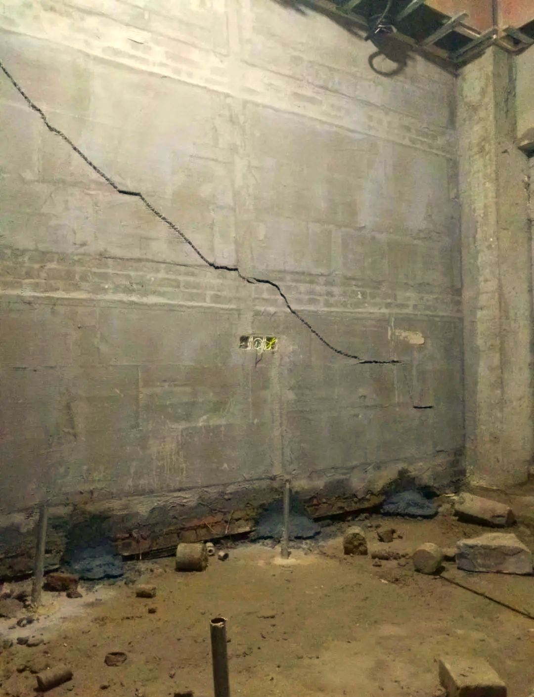 郑州中牟县房屋下沉加固